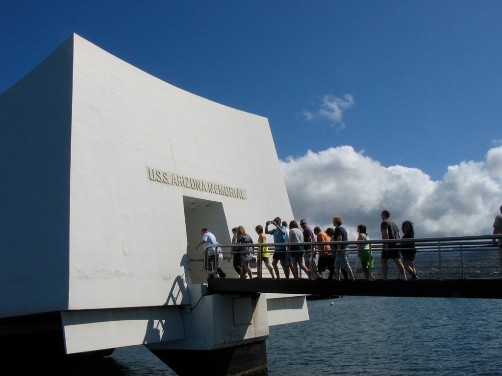 Entrance to USS Arizona Memorial